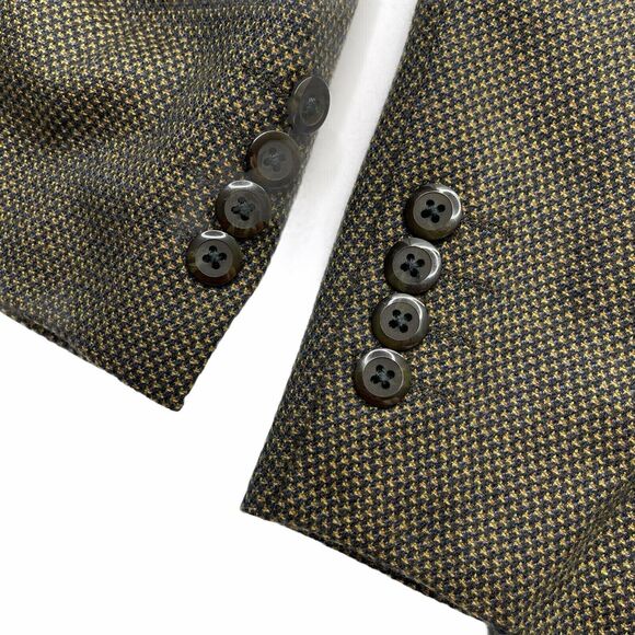 Vtg Loro Piana Cashmere Arnold Brant Sport Coat Mens 44L Brown Three Button - Picture 5 of 12